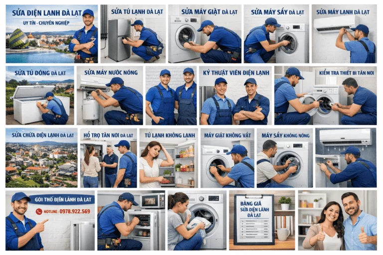 Hỗ trợ sửa điện lạnh tại Phường 2, Đà Lạt