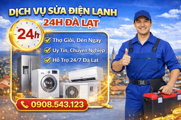 Dịch vụ sửa điện lạnh 24h Đà Lạt phù hợp với những trường hợp nào?