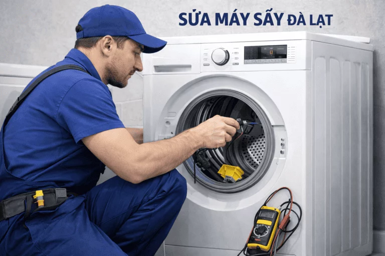 Sửa máy sấy tại Đà Lạt: trường hợp nào nên gọi thợ tận nơi?