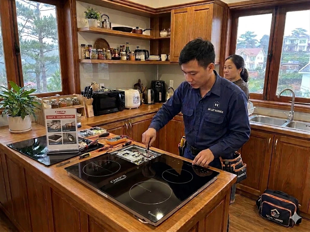 Sửa bếp từ Chefs tại Đà Lạt