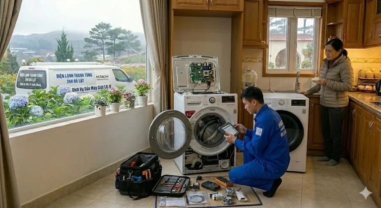 Sửa máy giặt LG tại Đà Lạt hỗ trợ tận nơi tại Đà Lạt