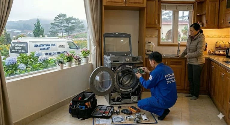 Sửa máy giặt Samsung tại Đà Lạt hỗ trợ tận nơi tại Đà Lạt