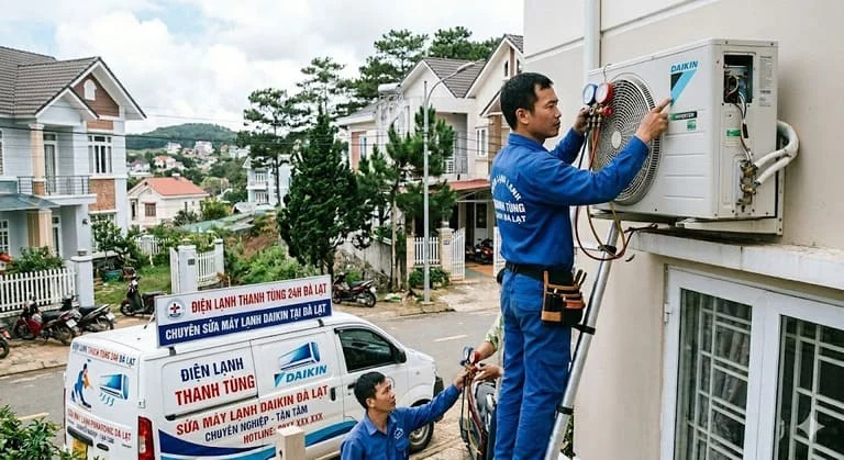 Sửa máy lạnh Daikin tại Đà Lạt hỗ trợ tận nơi tại Đà Lạt