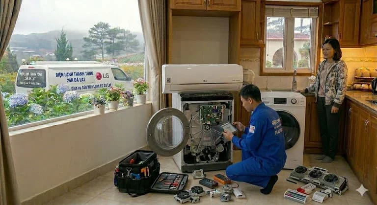 Sửa máy lạnh LG tại Đà Lạt hỗ trợ tận nơi tại Đà Lạt