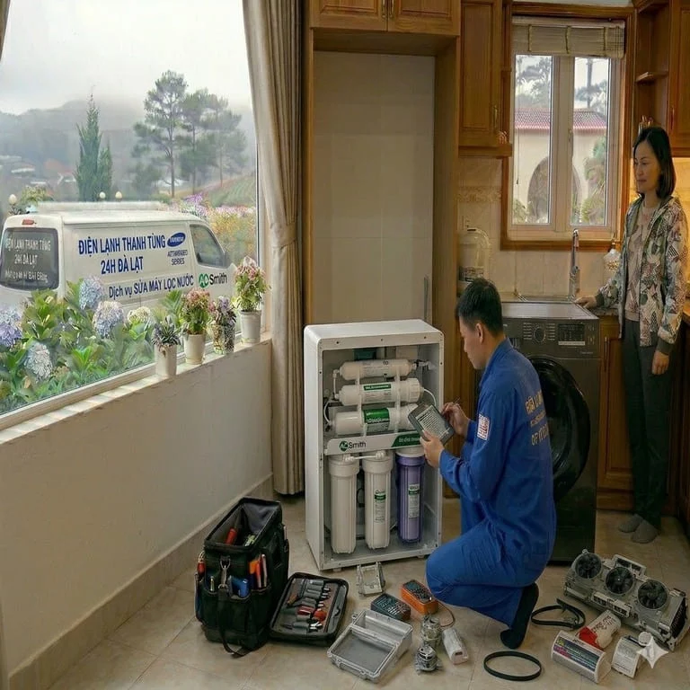 Sửa máy lọc nước A. O. Smith tại Đà Lạt hỗ trợ tận nơi tại Đà Lạt