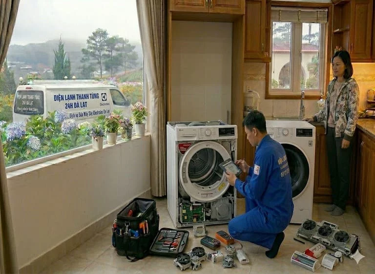 Sửa máy sấy LG tại Đà Lạt hỗ trợ tận nơi tại Đà Lạt