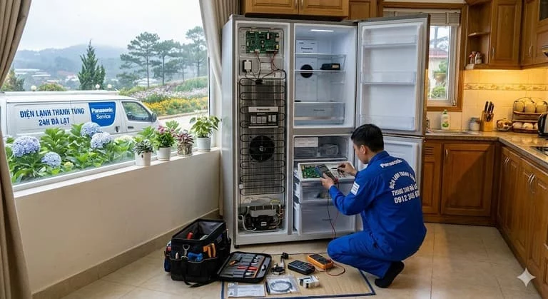Sửa tủ lạnh Panasonic tại Đà Lạt hỗ trợ tận nơi tại Đà Lạt