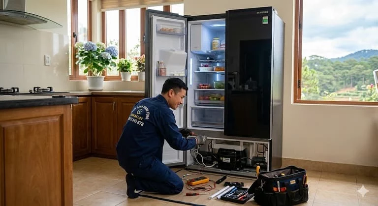 Sửa tủ lạnh Samsung tại Đà Lạt hỗ trợ tận nơi tại Đà Lạt