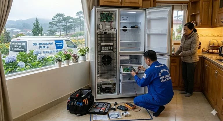 Sửa tủ lạnh Sharp tại Đà Lạt hỗ trợ tận nơi tại Đà Lạt